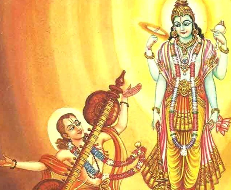भगवान् विष्णु एवं नारद 