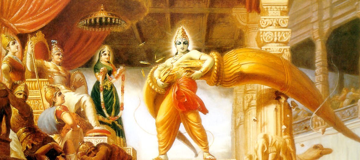 Rama-breaks-bow-of-Shiva