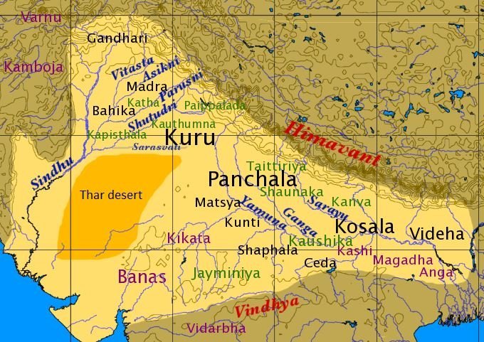 mahabharat-kurukshetra-war-map